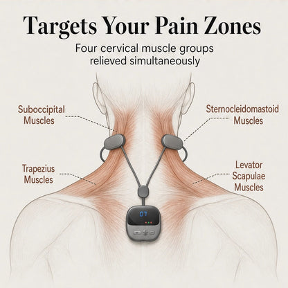 Soma Arc™ – EMS + Heat Therapy Cordless Neck Relief Device + 50% OFF