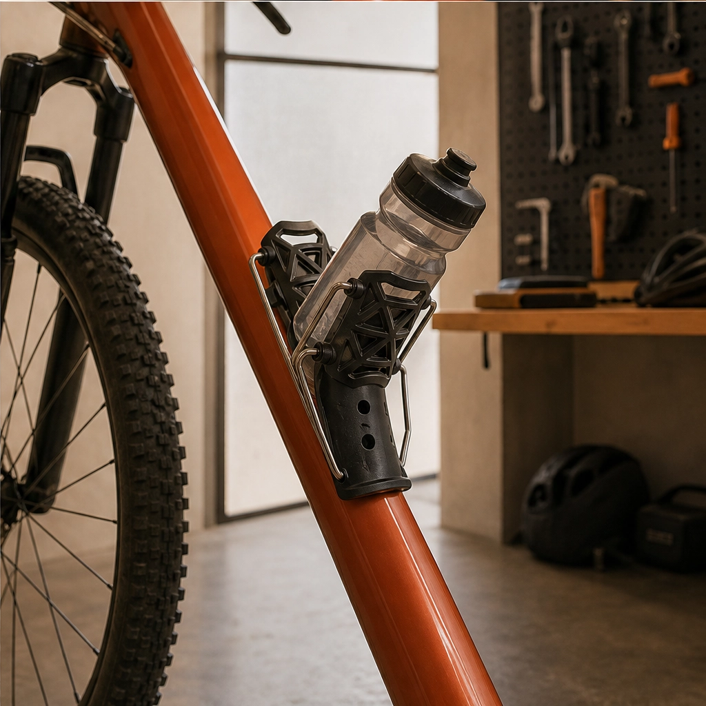 Talon™ – Universal-Fit Adaptive Bike Bottle Cage with 360° Rotation & Tool-Free Mount + 50% OFF