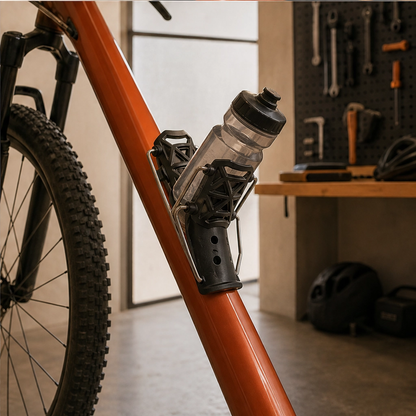 Talon™ – Universal-Fit Adaptive Bike Bottle Cage with 360° Rotation & Tool-Free Mount + 50% OFF