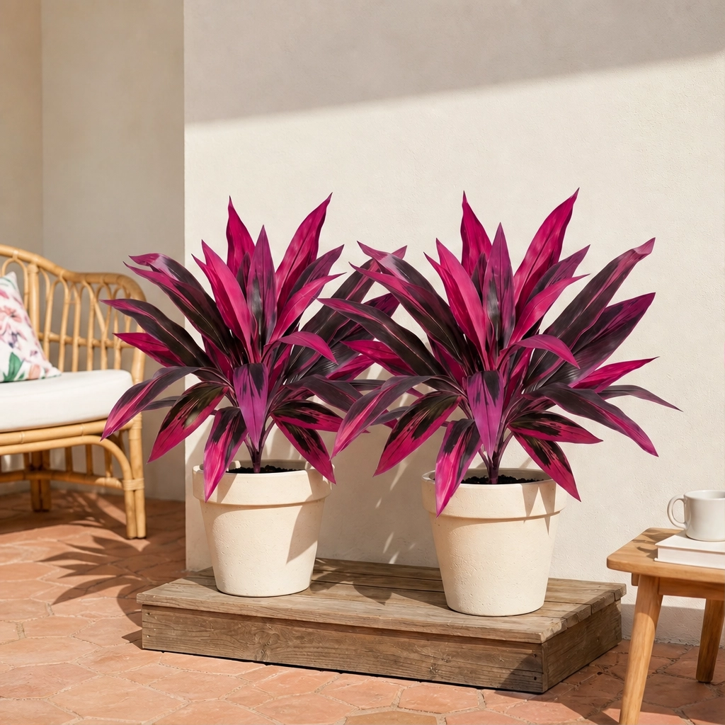 Briar & Bloom™ – Vibrant Pink & Purple Faux Boston Fern Plants + 50% OFF
