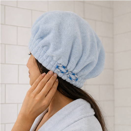 Cloudwick™ – Quick-Dry Coral Fleece Hair Turban + 50% OFF
