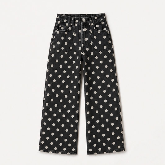 Vellora – Vintage High-Waist Wide Leg Pants with Side Pockets + 50% OFF