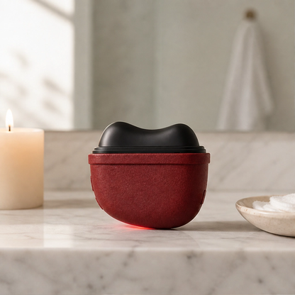 Sōlace™ – Heated Bian-Stone Gua Sha Massager with Red Light & Vibration + 50% OFF