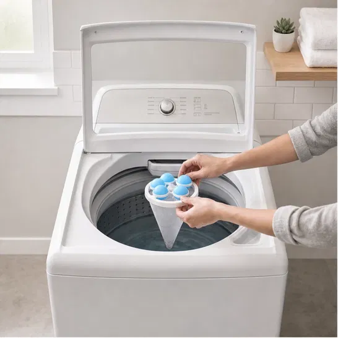 Swirlo™ – Floating Reusable Lint & Pet Hair Catcher for Top-Load Washers + 1+1 FREE