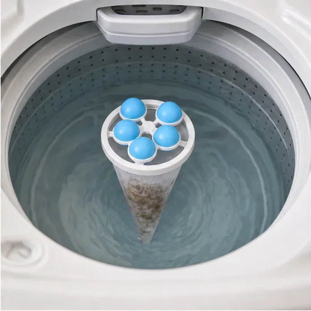 Swirlo™ – Floating Reusable Lint & Pet Hair Catcher for Top-Load Washers + 1+1 FREE