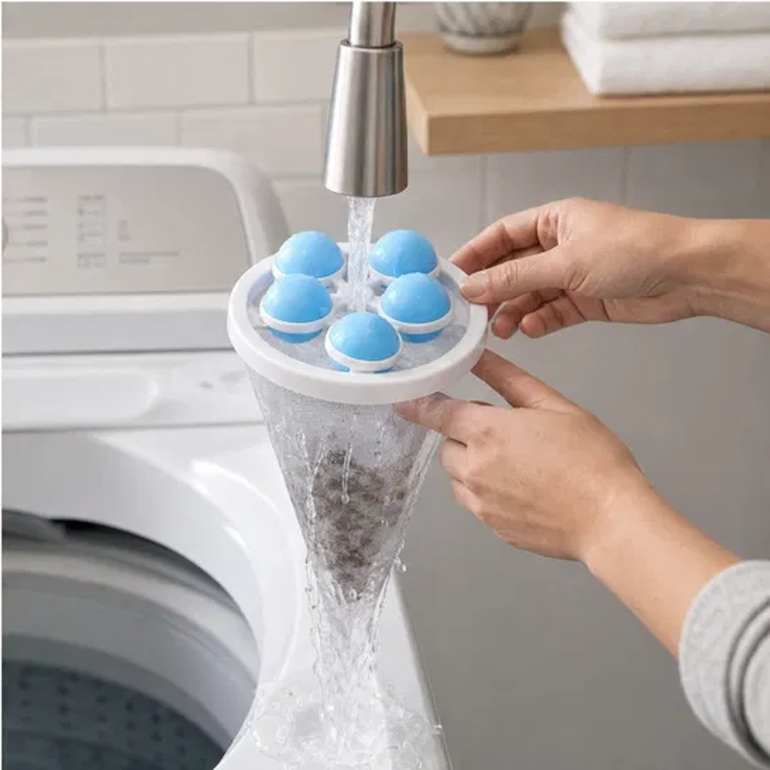 Swirlo™ – Floating Reusable Lint & Pet Hair Catcher for Top-Load Washers + 1+1 FREE