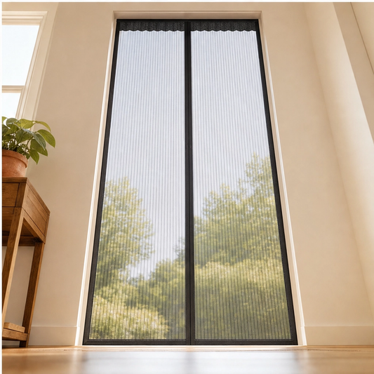 Breezely™ – Hands-Free Magnetic Screen Door with Heavy-Duty Mesh & Auto-Close Magnets + 50% OFF