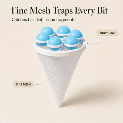 Swirlo™ – Floating Reusable Lint & Pet Hair Catcher for Top-Load Washers + 1+1 FREE