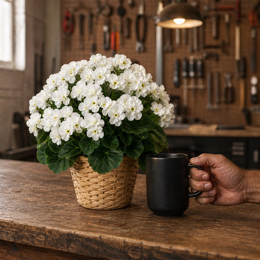 Petalcroft™ – UV-Resistant Silk Geranium Bundles for Indoor & Outdoor Decor + 50% OFF