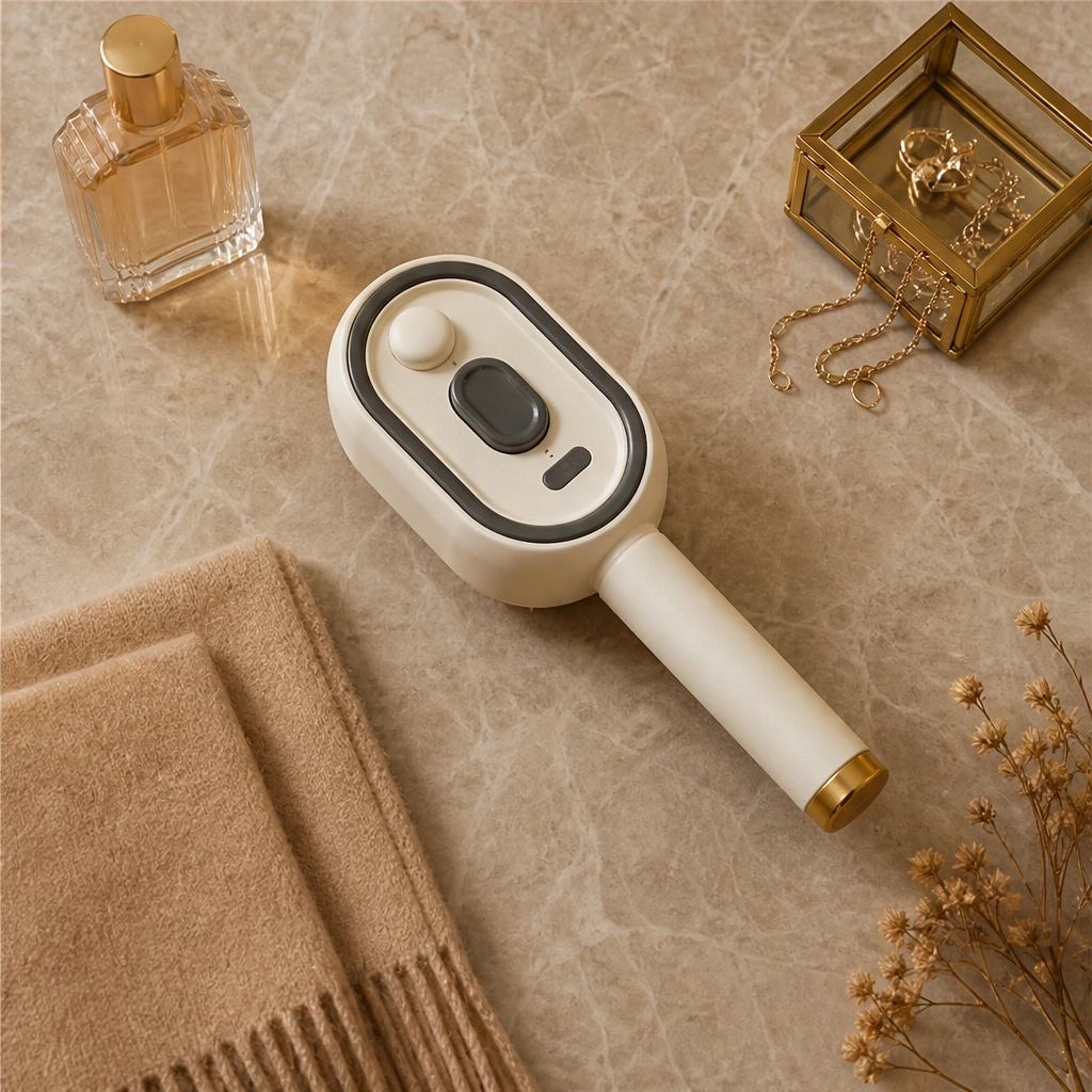 Satinea™ – 3-in-1 Hydrating Mist, Detangling & Scalp Massage Comb + 50% OFF