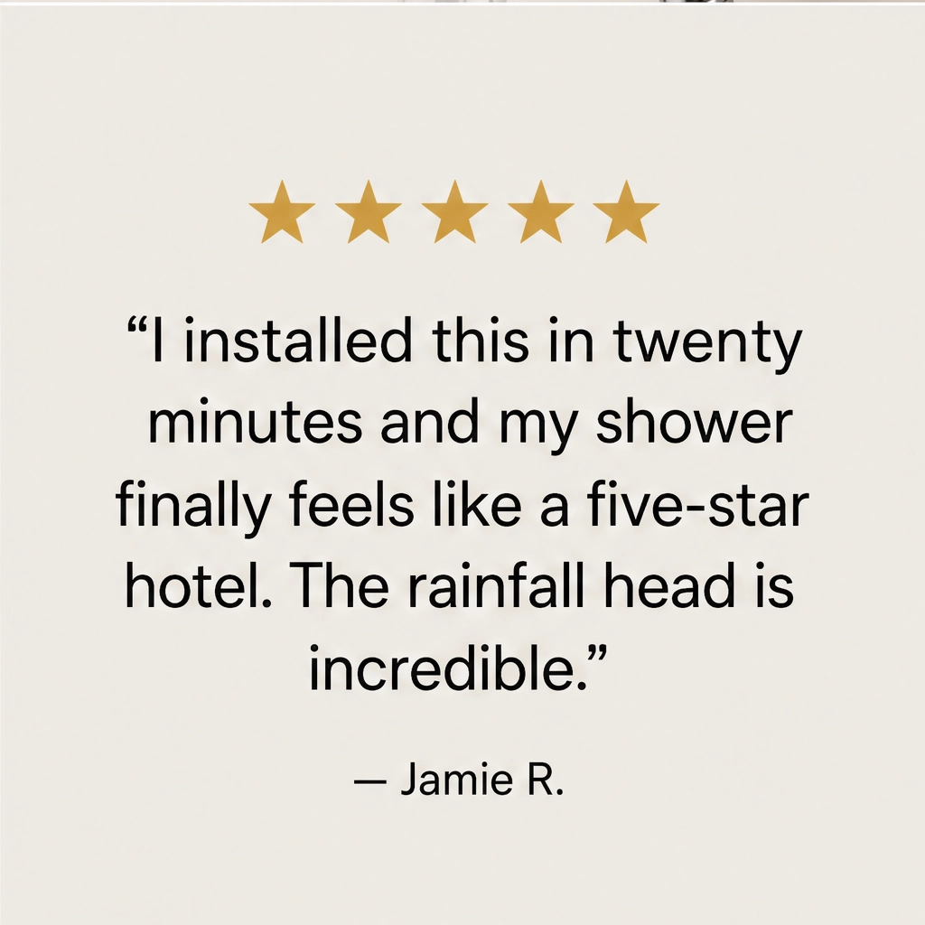 Monsora – 3-Way Air-In Rainfall & Handheld High-Pressure Shower Head Combo + 50% OFF