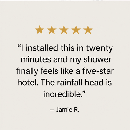 Monsora – 3-Way Air-In Rainfall & Handheld High-Pressure Shower Head Combo + 50% OFF
