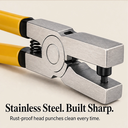 Punchwell – Portable Leather Hole Punch Plier for Watch Straps, Belts & Shoes + 50% OFF
