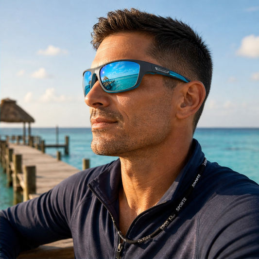 Coastridge – Polarized TR90 Flex-Frame Men's Sports Sunglasses + 50% OFF