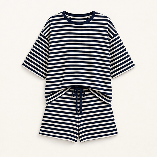 Sundé – Waffle-Knit Breathable 2-Piece Lounge Set with Real Pockets + 50% OFF