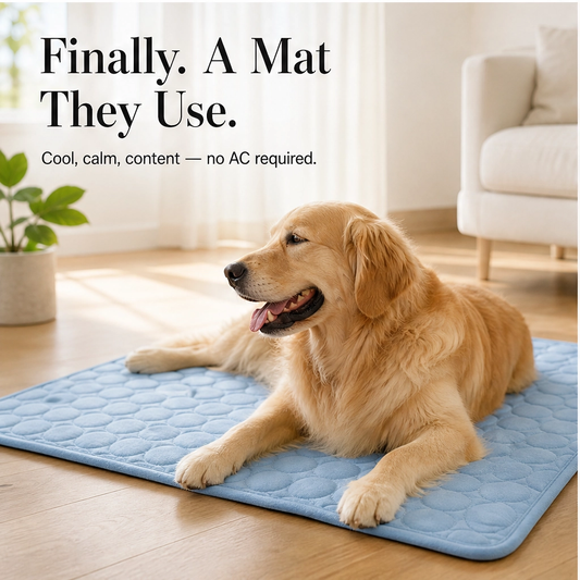 Frostden – Self-Cooling Gel Pet Mat for Dogs & Cats, No Water or Fridge Needed + 50% OFF