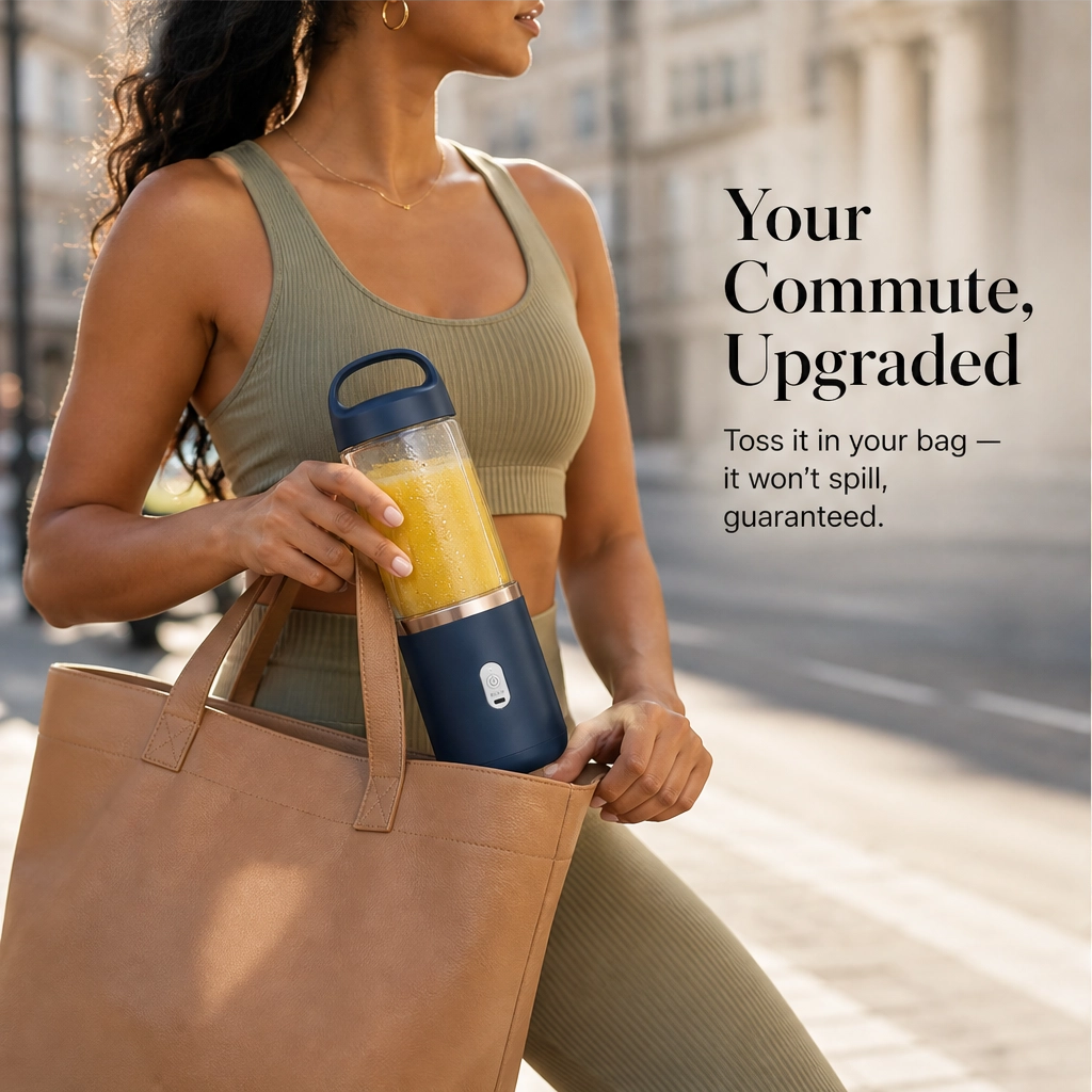 Vivablend™ – Cordless Portable Blender with Ice-Crushing 6-Blade Motor + 50% OFF