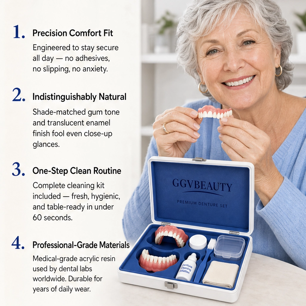 Everbeam – Custom-Fit Moldable Dentures for a Natural, Confident Smile + 50% OFF