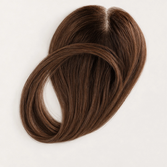 Velora – 100% Human Hair Topper with Natural Lace Hairline & Secure Clip-In Crown + 50% OFF
