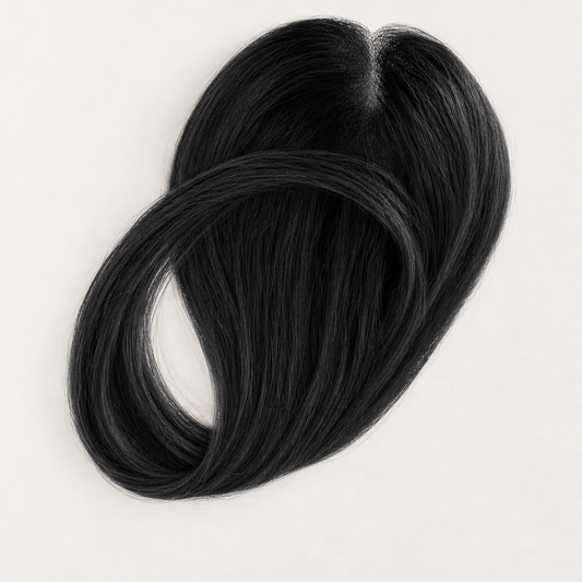 Velora – 100% Human Hair Topper with Natural Lace Hairline & Secure Clip-In Crown + 50% OFF