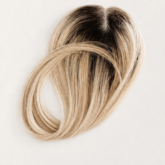 Velora – 100% Human Hair Topper with Natural Lace Hairline & Secure Clip-In Crown + 50% OFF