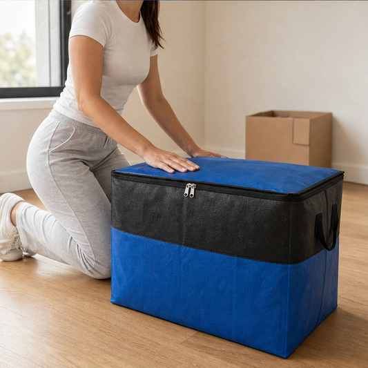 Stowhaven™ – Heavy-Duty Foldable Storage & Moving Bag with Reinforced Handles + 50% OFF