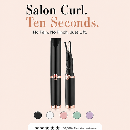 Lashfen – Heated Ceramic Curler for All-Day Natural Lash Curl + 1+1 FREE features