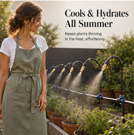 Mistwick – 360° Adjustable Brass Nozzle Garden Misting & Irrigation Kit + 50% OFF features