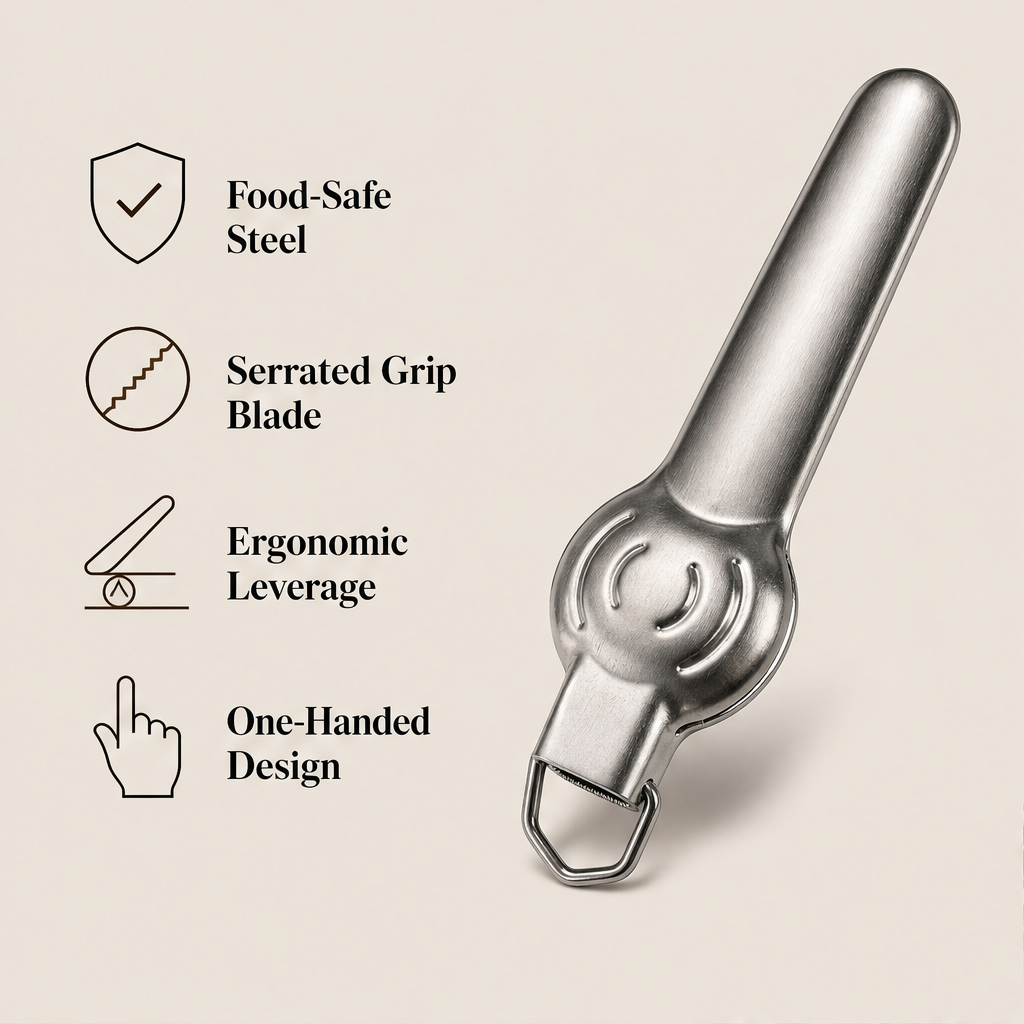 ShellSnap – Lever-Assisted Stainless Steel Chestnut Nut Cracker + 50% OFF features