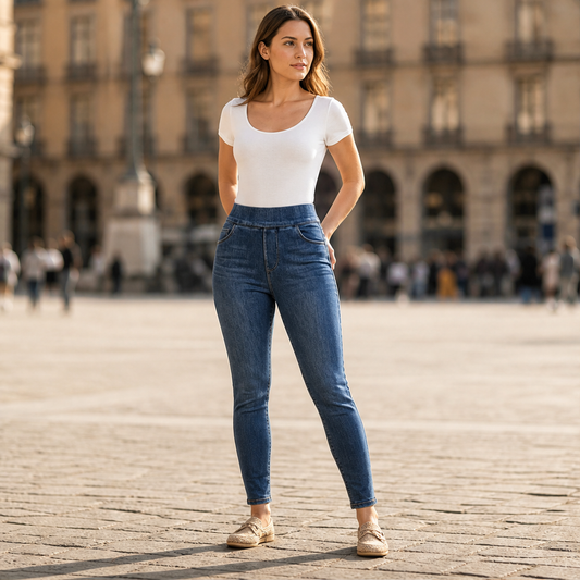 Fluxden – 4-Way Stretch High-Waist Skinny Jeggings + 50% OFF lifestyle