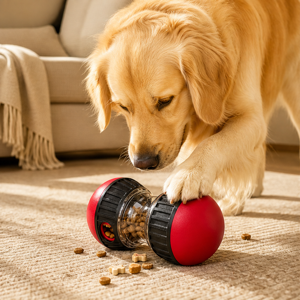 Rovella – Slow-Feeding Rolling Puzzle Dog Toy + 50% OFF lifestyle