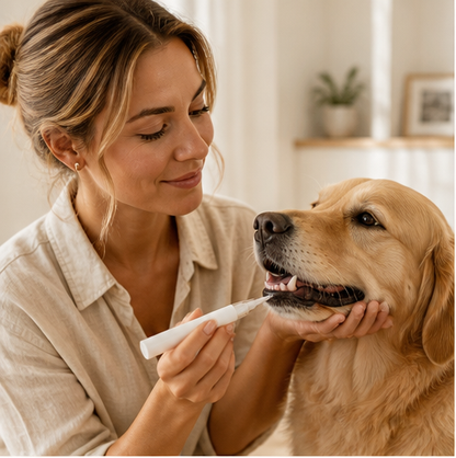 Muttlee – 60-Second Gel Tartar Remover Pen for Dogs & Cats + 50% OFF lifestyle
