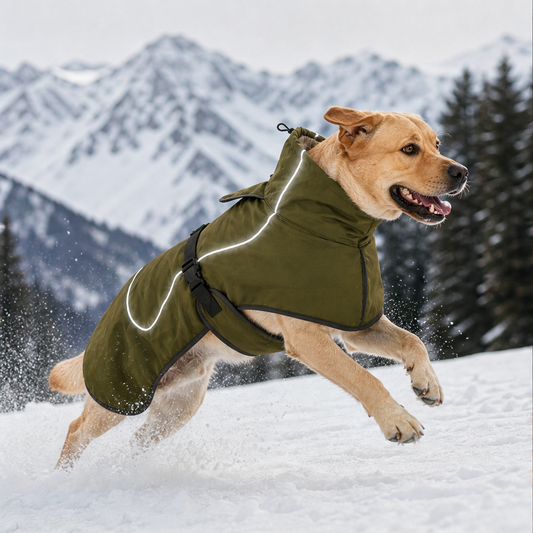Thermapaw – Waterproof Cotton-Padded Winter Coat for Medium & Large Dogs + 50% OFF lifestyle