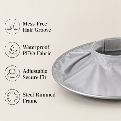 Clipvale – Foldable Waterproof Hair Catcher Cape for Home Haircuts + 50% OFF features
