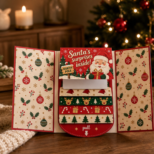 Kringlefold – Waterfall Reveal Christmas Gift Card Booklet + 1+1 FREE lifestyle