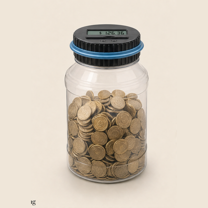 Coinwick – Digital LCD Auto-Counting Piggy Bank with Savings Tracker + 50% OFF features