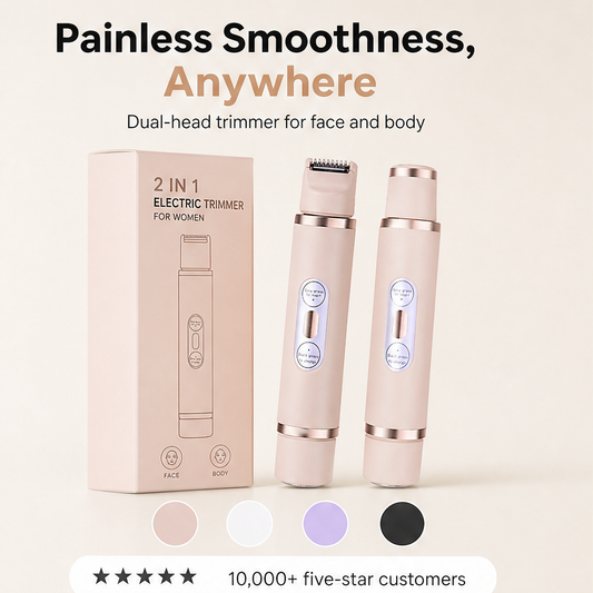 Velvaire – Painless 2-in-1 Rechargeable Bikini & Facial Trimmer + 50% OFF features