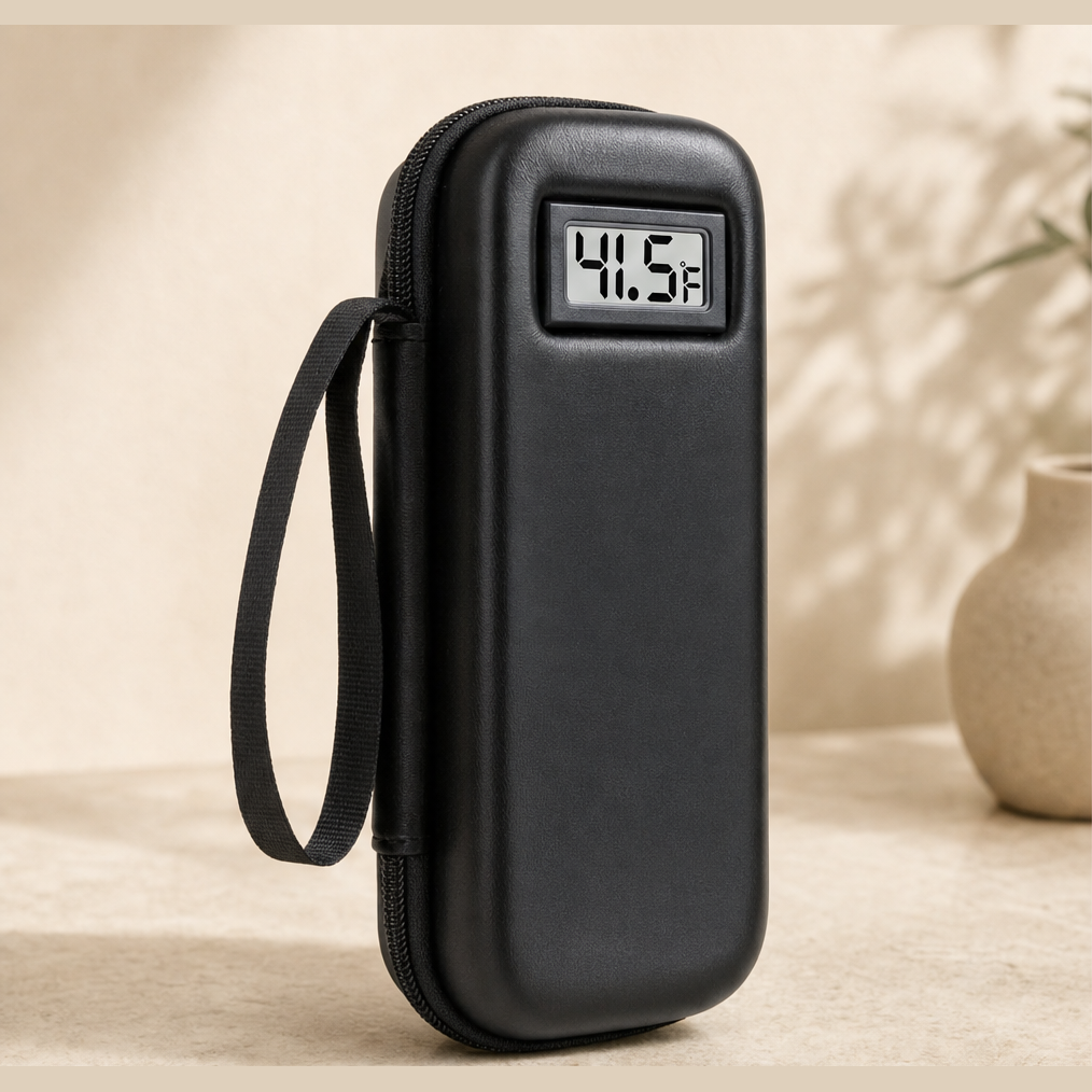 Glacelle – Insulin Cooler Case with Live Temperature Display + 50% OFF lifestyle