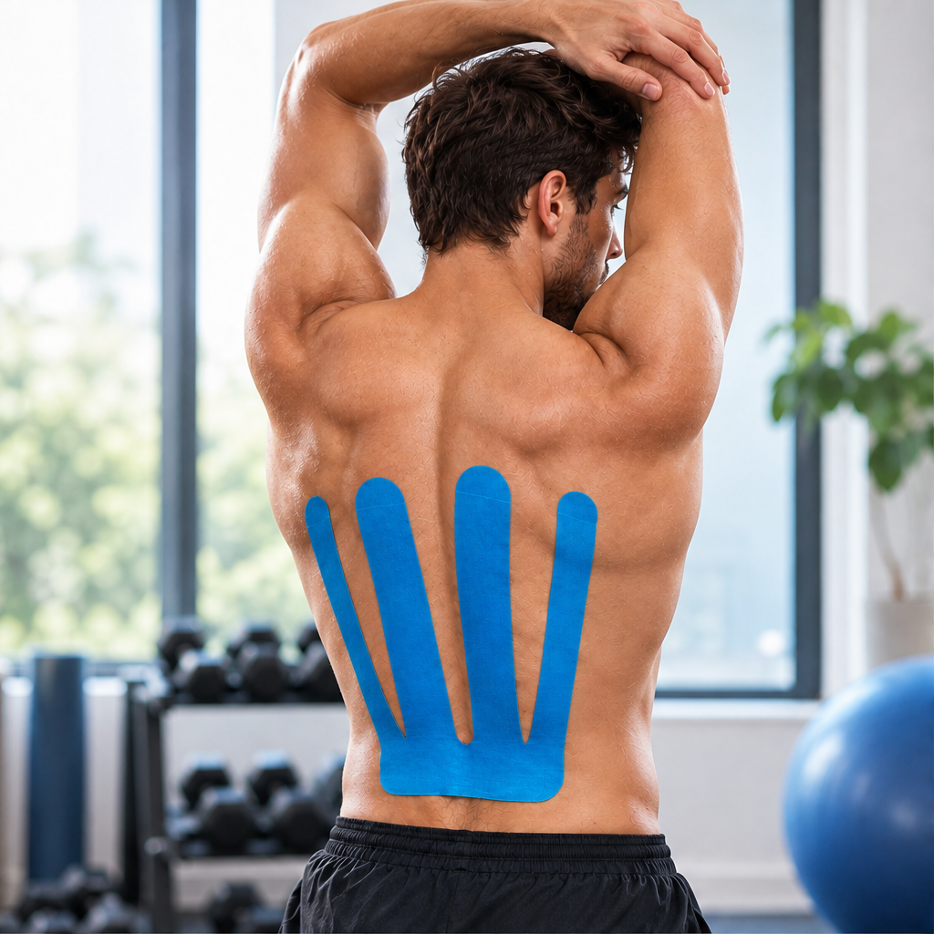 Flexcura – Pre-Cut Water-Resistant Kinesiology Tape for Lower Back Support + 50% OFF lifestyle