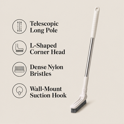 ArborReach – Telescopic Stainless Steel Crevice Cleaning Brush + 50% OFF features