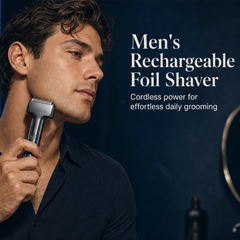 Vellum Shave – Hexagonal Mesh Foil Rechargeable Electric Shaver + 50% OFF