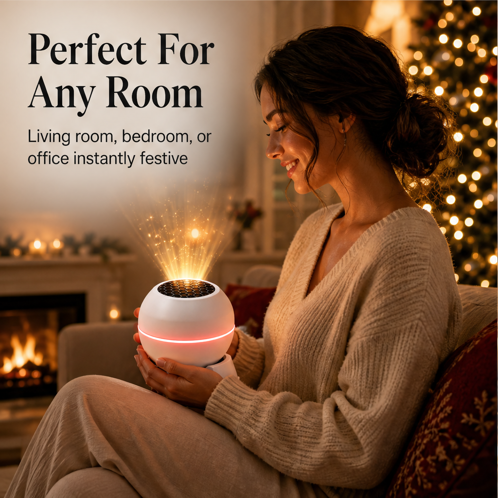 Wintersheen – Santa Sleigh Projection Holiday Night Light + 50% OFF features