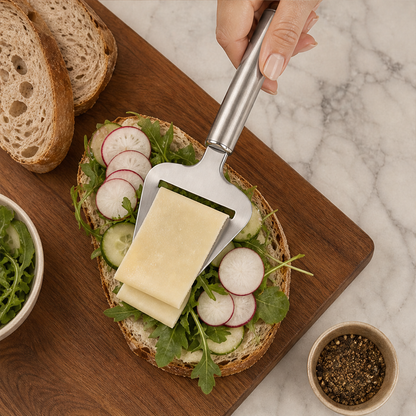 Curdwick – One-Piece Stainless Steel Wire Blade Cheese Slicer + 50% OFF lifestyle