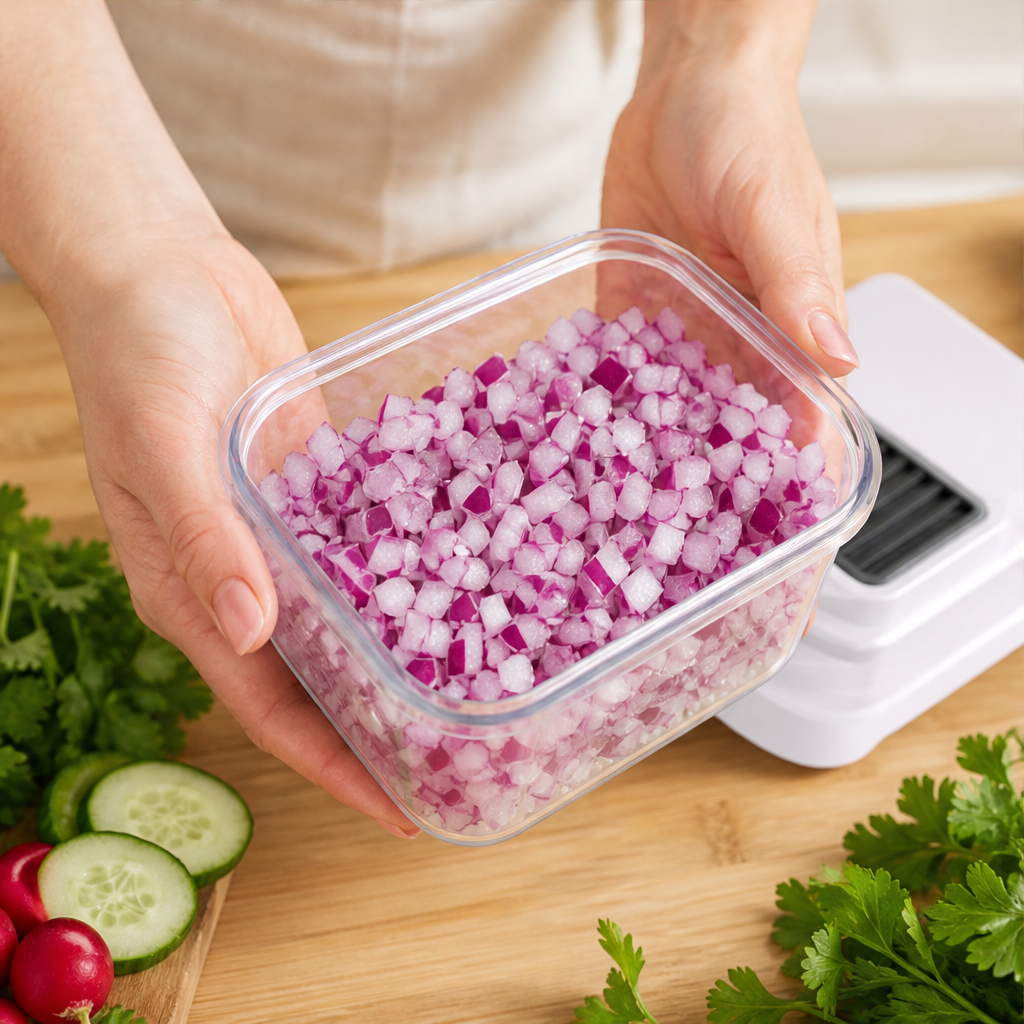 Choprix – 15-in-1 Stainless Steel Blade Vegetable Chopper with Container + 50% OFF lifestyle