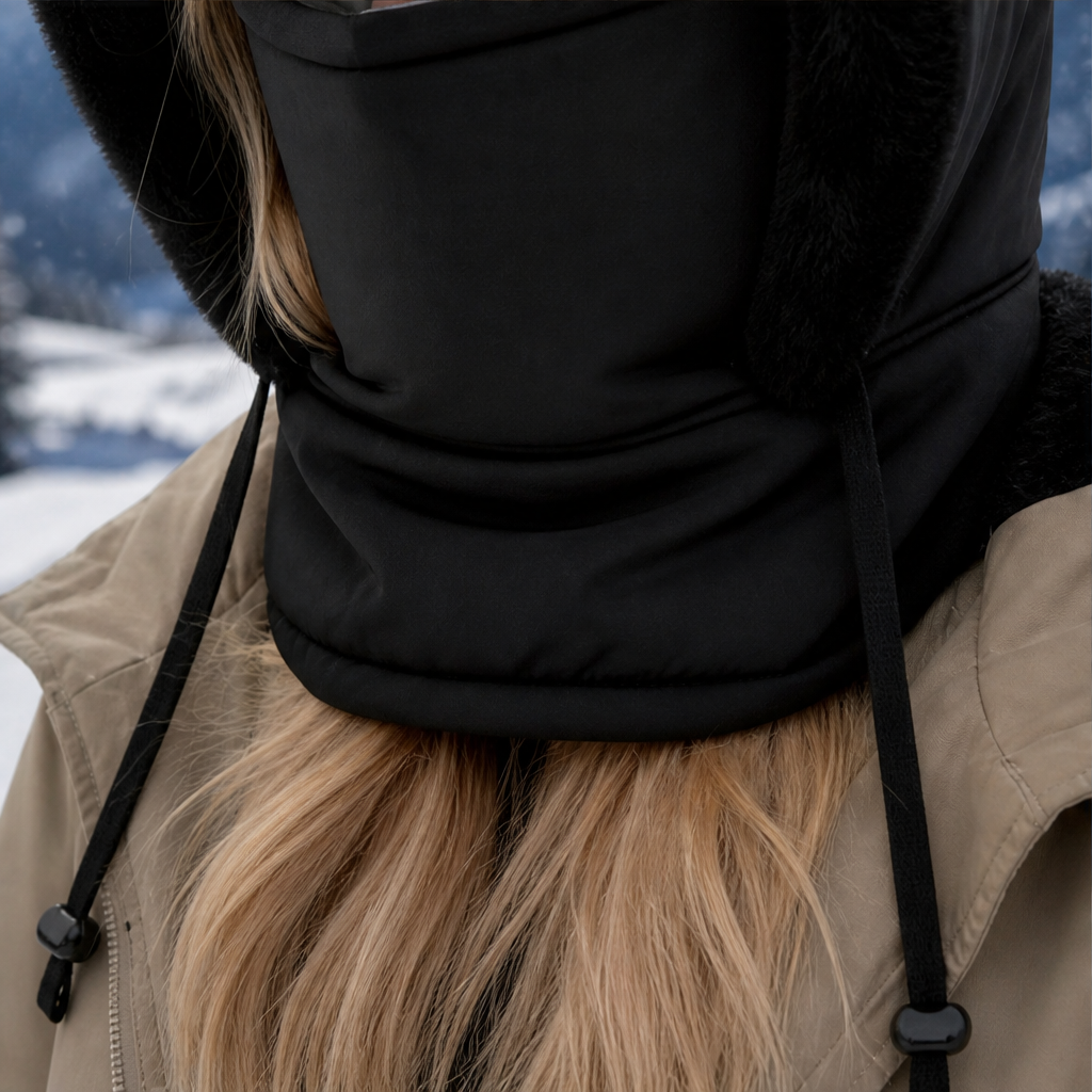 Hearthguard – Plush-Lined Thermal Hood with Built-In Face Mask + 50% OFF lifestyle