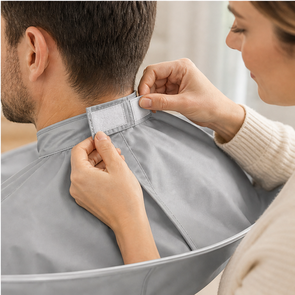 Clipvale – Foldable Waterproof Hair Catcher Cape for Home Haircuts + 50% OFF lifestyle
