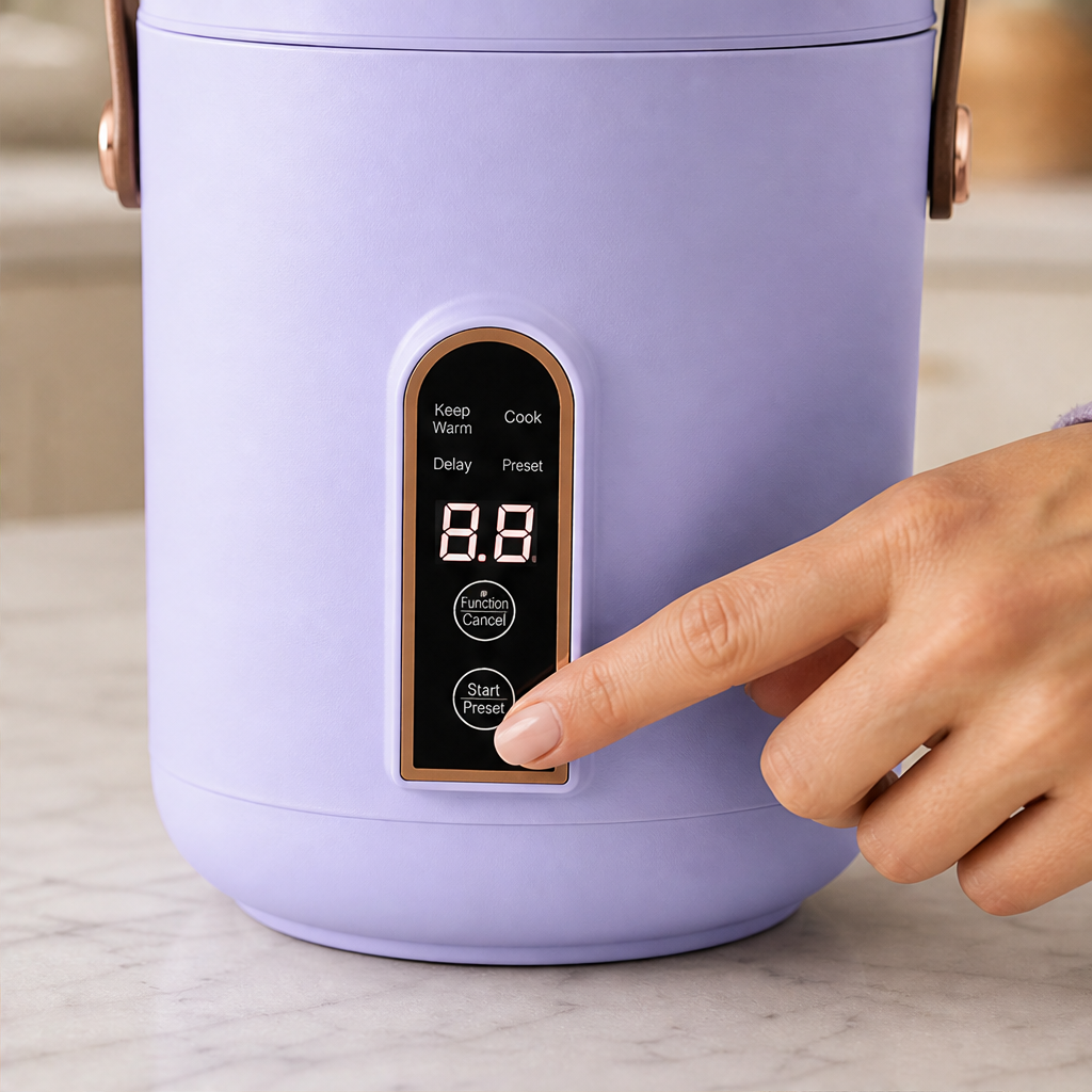 Simmerkin – Ceramic Liner Touch-Control Mini Stew Pot + 50% OFF lifestyle
