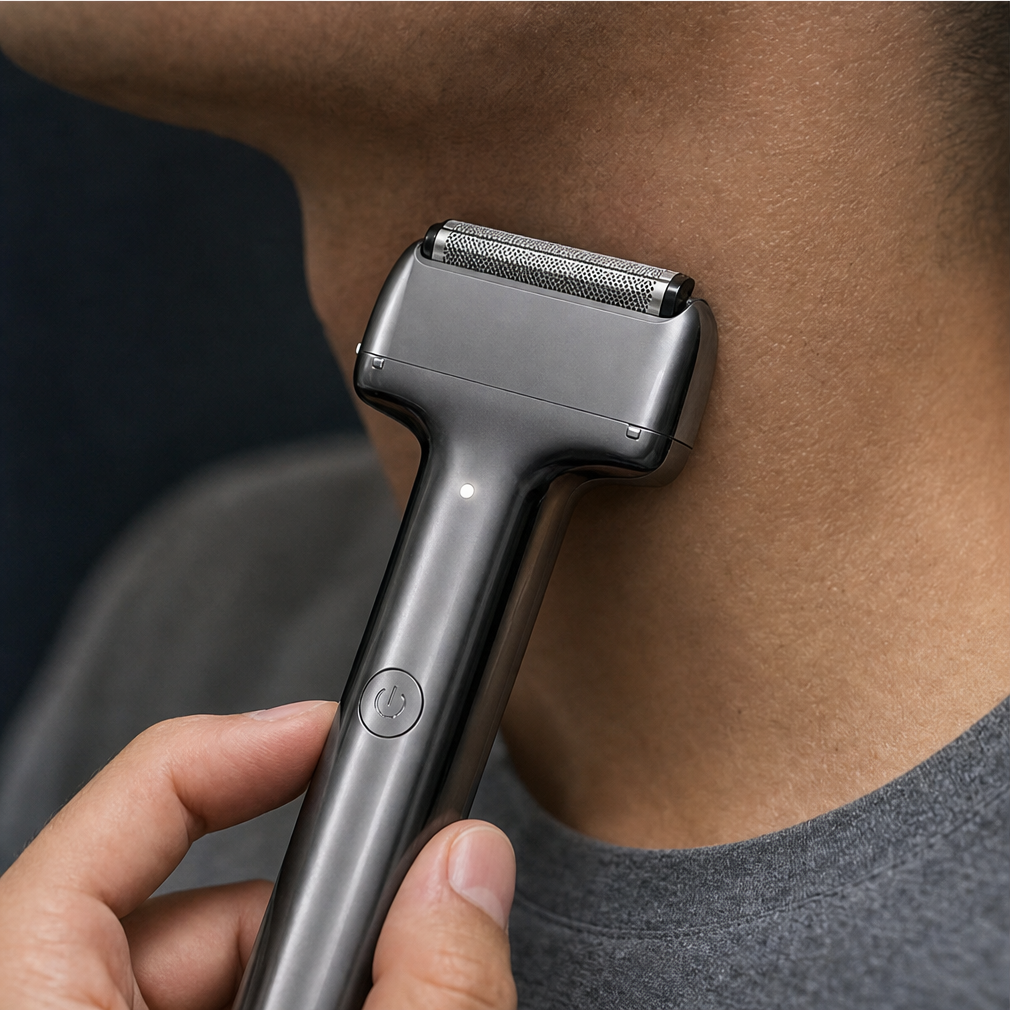 Vellum Shave – Hexagonal Mesh Foil Rechargeable Electric Shaver + 50% OFF lifestyle