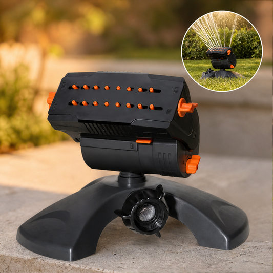 GreenArc – Adjustable 16-Nozzle Heavy Base Lawn Sprinkler + 50% OFF lifestyle
