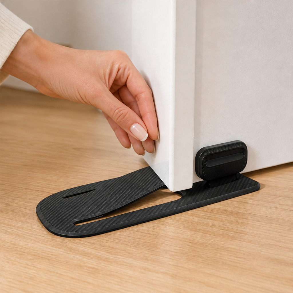 Hushmount – No-Punch Foot-Lock Door Stopper & Wall Protector + 50% OFF lifestyle
